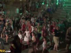 Horny babes dancing in bikini and having fun in Egypt