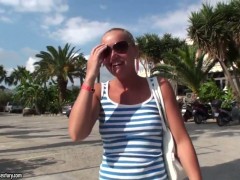 Kathia Nobili makes no secret of her muff pie and tits