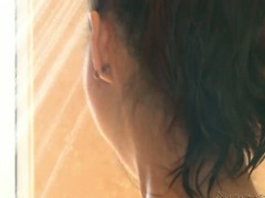 Wet and foamy Asian honey Rosemary sucking